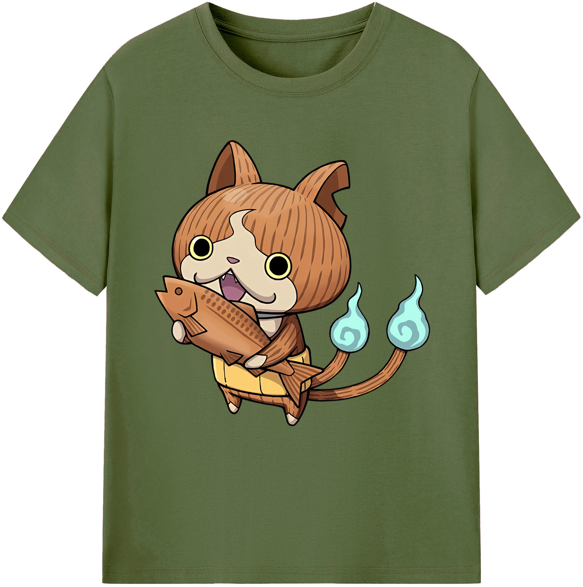（画像用） 妖怪ウォッチ Yo-kai Watch 綿100％半袖Tシャツ（フロントプリント）
